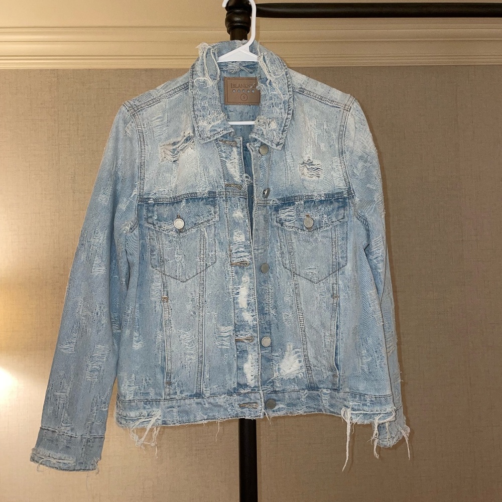 Light washed denim jacket